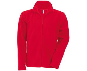 Kariban Mens Falco Full Zip Anti Pill Fleece Jacket (Red) - RW737