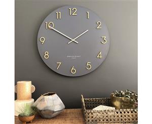 Katelyn Wall Clock | 60cm | Metal | Charcoal Grey