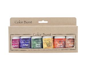 Ken Oliver Color Burst Powder 6/Pkg-Earth Tones