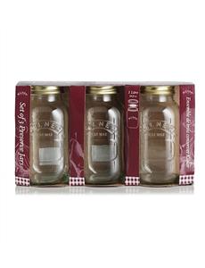 Kilner Genuine Preserve Jar 3pc 1l