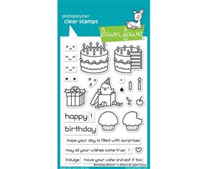 Lawn Fawn Clear Stamps 4 inch X6 inch Birthday Before n Afters