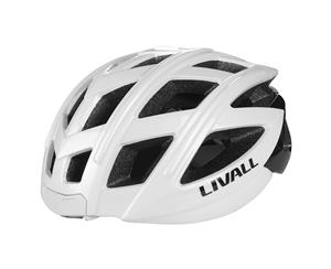 Livall Road Bling Bike Smart Bluetooth Cycling Helmet with LED Light Handsfree BH60SE - Ivory White