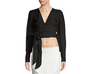 Lpa Bishop-Sleeve Cropped Top