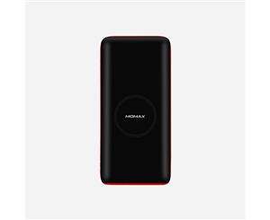 MOMAX Q.Power 2X Wireless Charging External Battery - Black