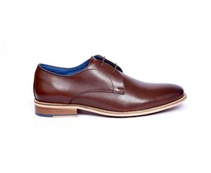 Matson - Men's Leather Derby Shoes in Brown