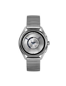 Men's Silver-Tone Smartwatch