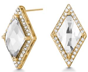 Mestige Laylani Earrings w/ Swarovski Crystals - Gold