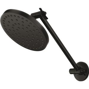 Methven WELS 3 Star 9L/min 150mm Black Krome Hi Rise Shower