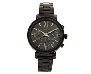 Michael Kors Women's 38mm Sofie Stainless Steel Chronograph Watch - Black