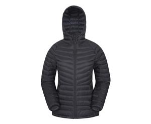 Mountain Warehouse Womens Down Padded Coat Winter Ladies Puffer Puffa Jacket - Black