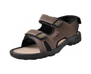 Moza Adventure Mens Cushioned Outdoors Casual Summer Shoes Sandals - Brown