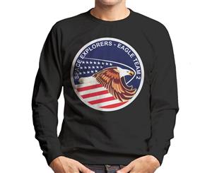 NASA STS 51I Space Shuttle Discovery Mission Patch Men's Sweatshirt - Black