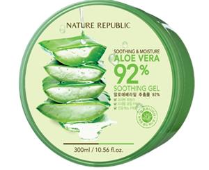 Nature Republic Soothing & Moisture Aloe Vera 92% Soothing Gel 300ml And Hydrating