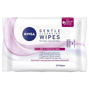 Nivea Visage Daily Essentials Gentle Facial Cleansing Wipes 25