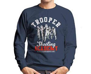 Original Stormtrooper Shooting Academy Men's Sweatshirt - Navy Blue