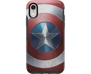 Otterbox iPhone XR Symmetry Series Marvel Avengers Ultra Slim Cover for Apple - Captain America Shield