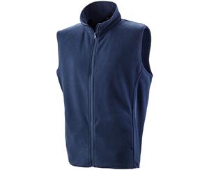 Outdoor Look Mens Castletown Microfleece Warm Fleece Gilet Bodywarmer - Navy