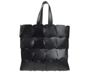 Paco Rabbane Patchwork Leather Tote Bag - Black