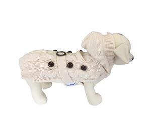 Paris Dog Sweater - Cream