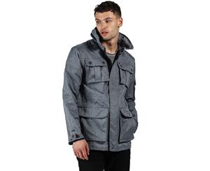 Regatta Mens Elmore Waterproof Breathable Durable Jacket - Dark Denim