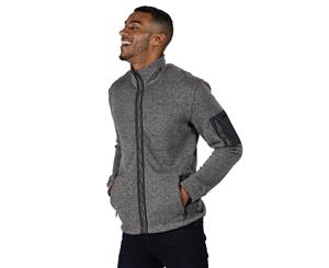 Regatta Mens Garret Polyester Full Zip Outdoor Fleece Jacket - RockGry/SlGr