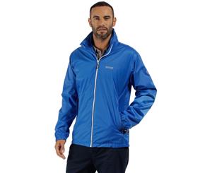 Regatta Mens Lyle IV Waterproof Breathable Packable Jacket Coat - Oxford Blue