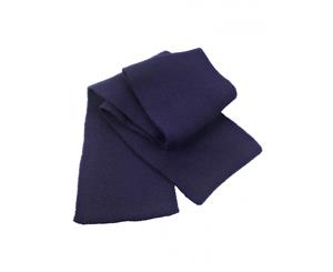 Result Classic Heavy Knit Thermal Winter Scarf (Navy) - BC875