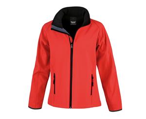 Result Mens Core Printable Softshell Jacket (Red / Black) - RW3697