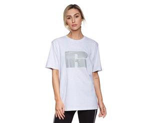 Russell Athletic Women's Boyfriend Tee / T-Shirt / Tshirt - White