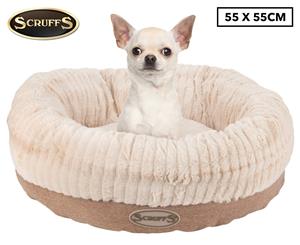 Scruffs 55cm Ellen Donut Pet Bed - Tan