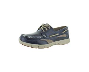 Sebago Mens Clovehitch Leather EVA Boat Shoes