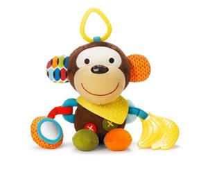 Skip Hop Bandana Buddies Stroller Kids Baby Activity Toy Monkey