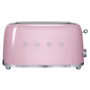 Smeg - TSF02PKAU - 50's Retro Style Aesthetic 4 Slice Toaster - Pink