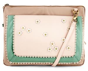 Spencer & Rutherford Peggy Satchel/Laptop Pouch - Ballet Slipper