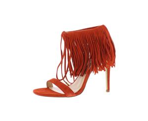 Steve Madden Womens Saamba Suede Tassel Heel Sandals