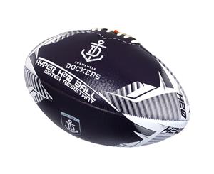 Summit Global AFL Hyper H20 Fremantle Dockers Sports Train Football/Rugby Ball