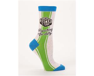 Superstar Reporting For Duty Women's Socks