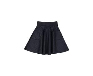 Teela Nyc Denim Circle Skirt