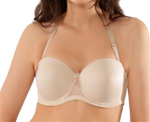 Triumph Women's Formfit Smooth Mould Strapless Bra - Beige