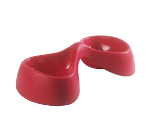 United Pets Bicio Double Bowl Red