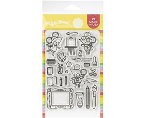 Waffle Flower Crafts Clear Stamps 4&quotX6"-Little Artists