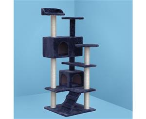 i.Pet Cat Tree Trees Scratching Post Scratcher Tower Condo House Furniture Wood 134cm