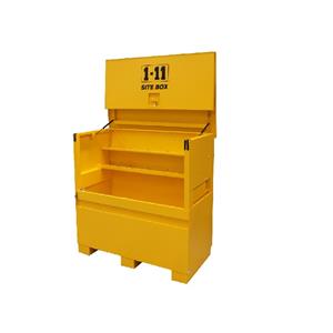 1-11 1525x765mm Yellow Fully Welded Site Storage Box SITESUPABOX