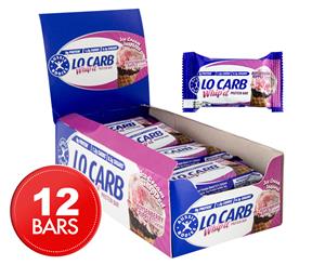 12 x Aussie Bodies Lo Carb Whip'd Protein Bar Boysenberry Ripple 30g