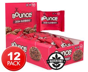 12 x Bounce Protein Energy Balls Cacao Raspberry 42g