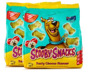 2 x Scooby Snacks Tasty Cheese 400g