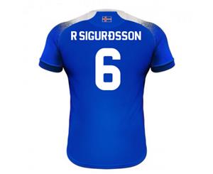 2018-2019 Iceland Home Errea Football Shirt (R Sigurdsson 6)