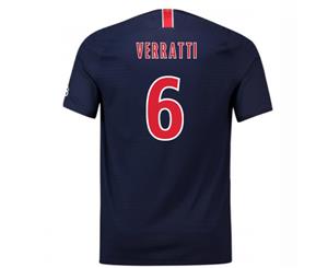 2018-2019 PSG Authentic Vapor Match Home Nike Shirt (Verratti 6)