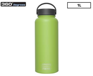 360 Degrees Wide Mouth Vacuum Insulated Bottle 1L - Green