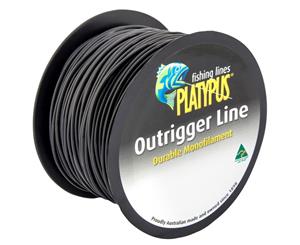 50m Spool of 400lb Platypus Black Monofilament Outrigger Line - Speargun Line